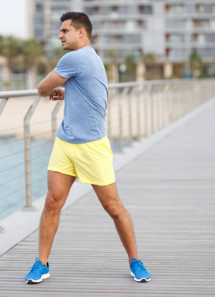 istock Man training outdoors 1139684188