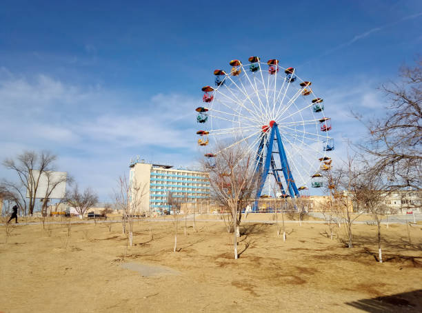 Ferris wheel in the city of Aktau. Kazakhstan.