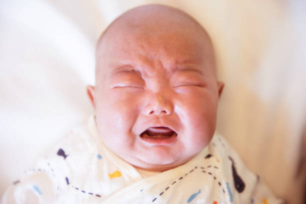 istock Newborn baby crying 1139684940