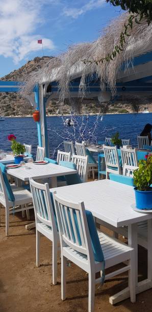 istock A nice small Restaurant in Aegean Sea 1139686711