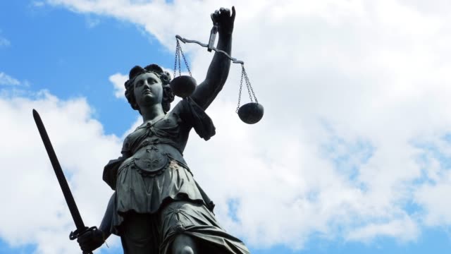 Lady Justice With Scales And Sword