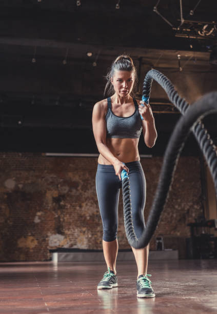 istock Athletic young girl in the loft 1139690143