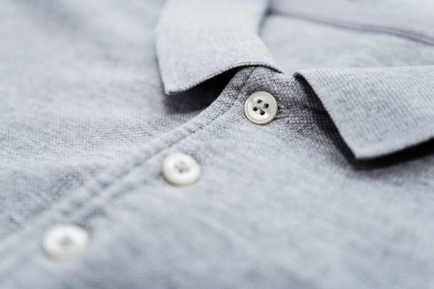 버튼 칼라 넥 폴로 셔츠 - polo shirt shirt clothing textile 뉴스 사진 이미지