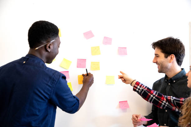 istock Young team working on new projects and ideas in the studio 1139691997