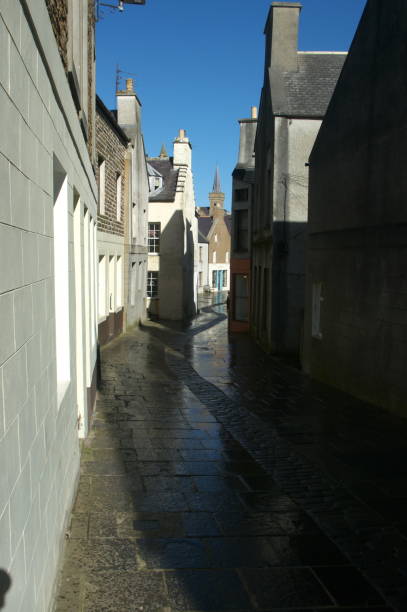 istock Stromness Orkney - main street in town 1139692755