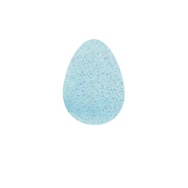 istock Hand drawing brush Illustration of  Easter egg with watercolors .Graphic design with white background. 1139696637