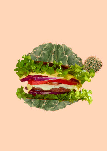 istock An alternative lunch. Modern design. Contemporary art collage. 1139707195