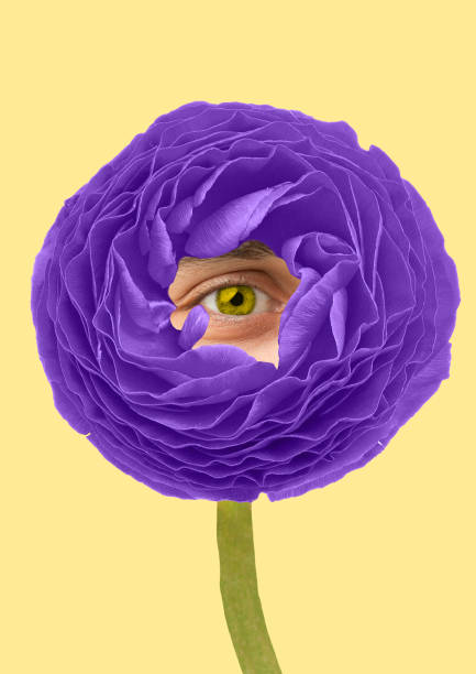istock Live flowers. Modern design. Contemporary art collage. 1139707225