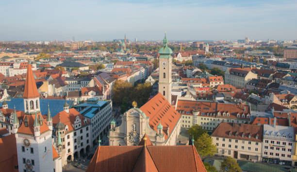 istock Aerial view of Munich, Germany 1139708593