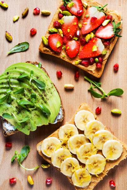 istock Clean eating concept. Sandwich with organic ingredients. 1139709317