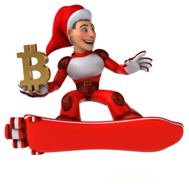 istock Fun Super Santa Claus - 3D Illustration 1139711148