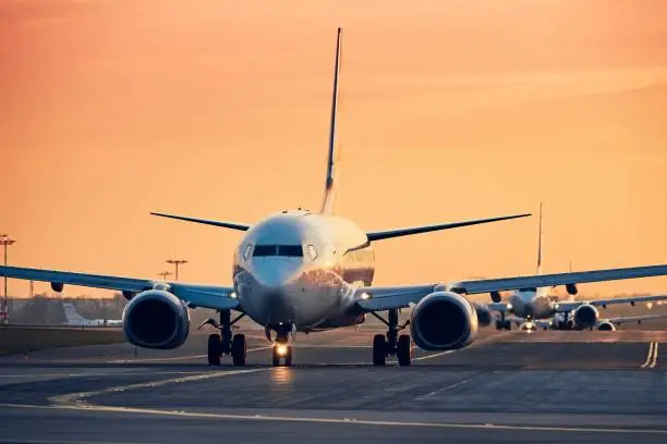 Photo of Traffic at busy airport