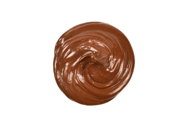 istock Chocolate cream isolated on white background. 1139714027