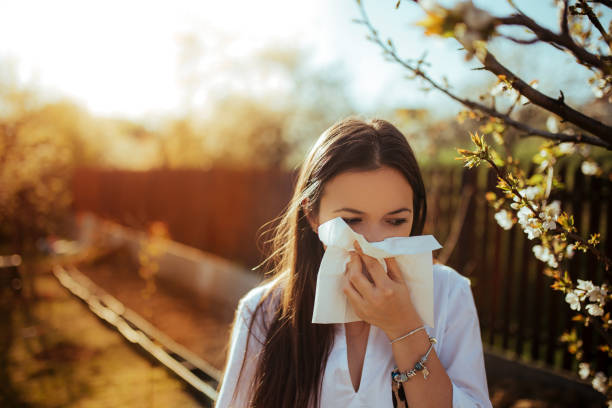 istock Woman blowing nose 1139714030