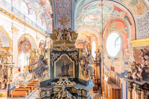 istock Bernardine church interior in lviv, Ukraine 1139715582