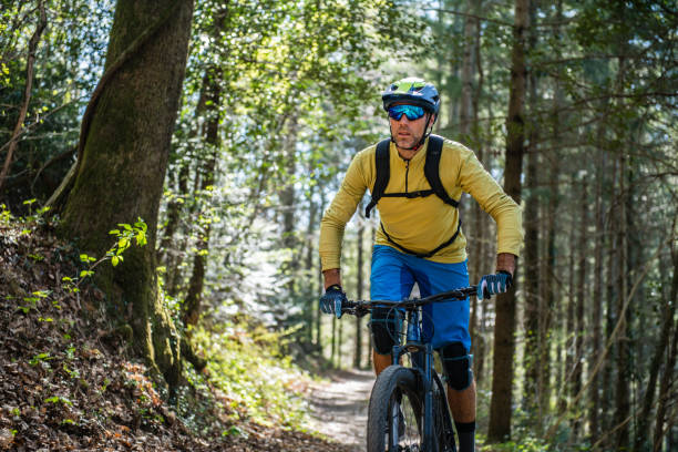 istock MTB Enduro Mountain Biking in a pristine Forest 1139719689