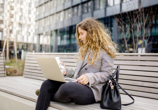istock Casual styled Women at Lunch Break 1139725579