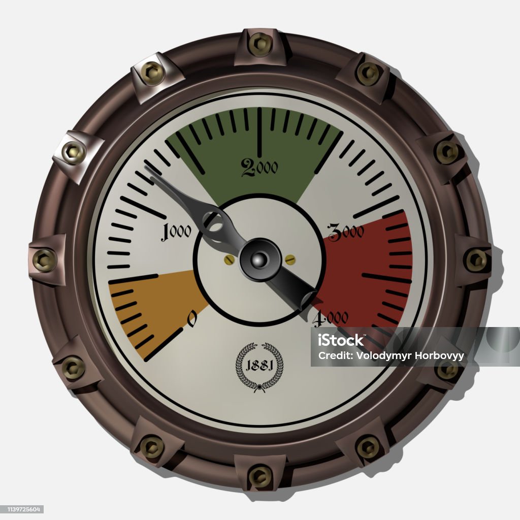 Measuring Device Graphics Measuring Device Vector Stock Illustration - Download Image Now - Gauge ...