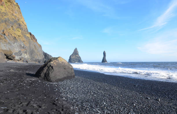istock Stunning Reynisfjara Beach with Black Sand in Iceland 1139729470