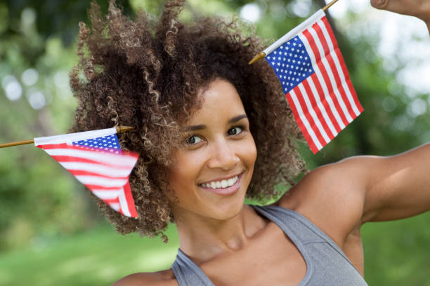istock Happy Young American Woman 1139731905