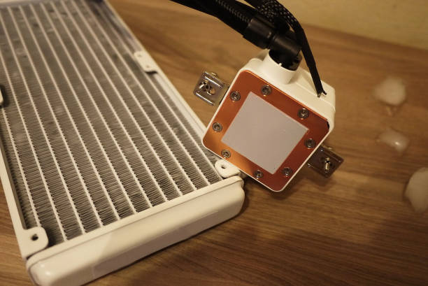 istock Water cooling of the personal computer. 1139736478