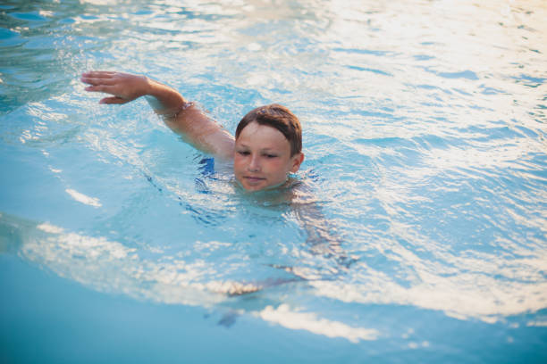 istock Enjoying the Swim at the Pool 1139738504