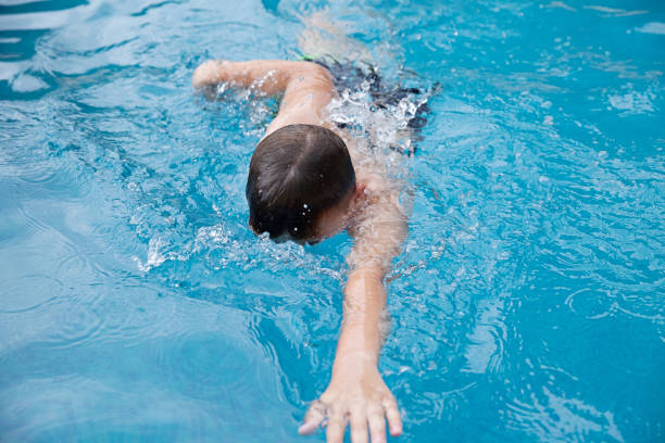 istock Boy Swimming in the Pool 1139738517