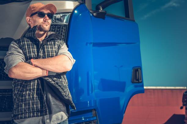 istock Trucker In Front of Truck 1139738614