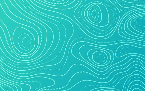 Vector illustration of Topographic Lines Background Abstract Pattern