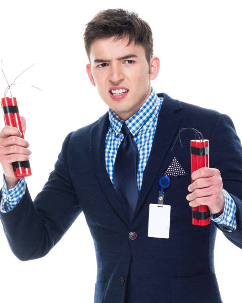 istock Attractive businessman has TNT 1139747943