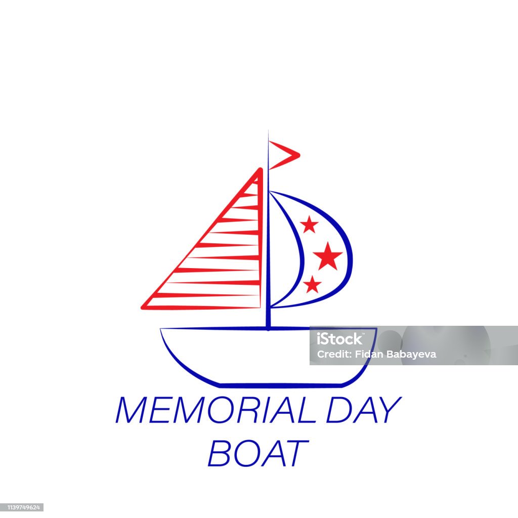 memorial day boat colored icon. Element of memorial day illustration icon. Signs and symbols can be used for web, logo, mobile app, UI, UX memorial day boat colored icon. Element of memorial day illustration icon. Signs and symbols can be used for web, logo, mobile app, UI, UX on white background American Culture stock vector