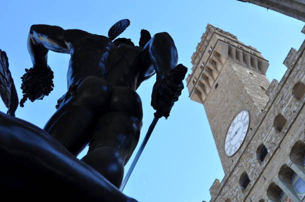 istock View of Palazzo Vecchio and Perseus statue from bottom up 1139751329