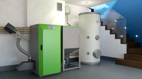 Sistema de calefacción, Ilustración 3D photo
