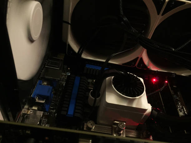 istock Water cooling of the personal computer. 1139752151