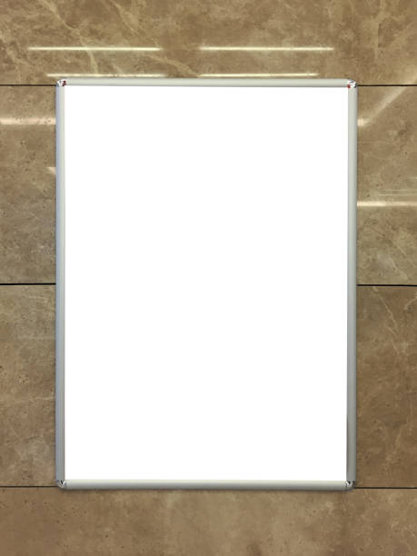 istock Blank advertising or information board with clipping path 1139753433
