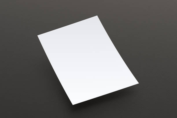 istock Blank  paper sheet flying over background 1139758891