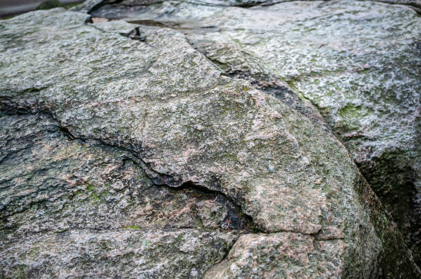 istock Texture and details of a large stone in the open air. 1139760095