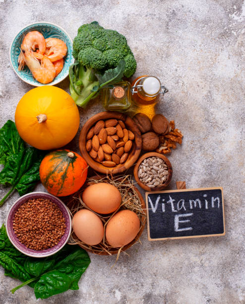 istock Assortment food sources of vitamin E 1139760426