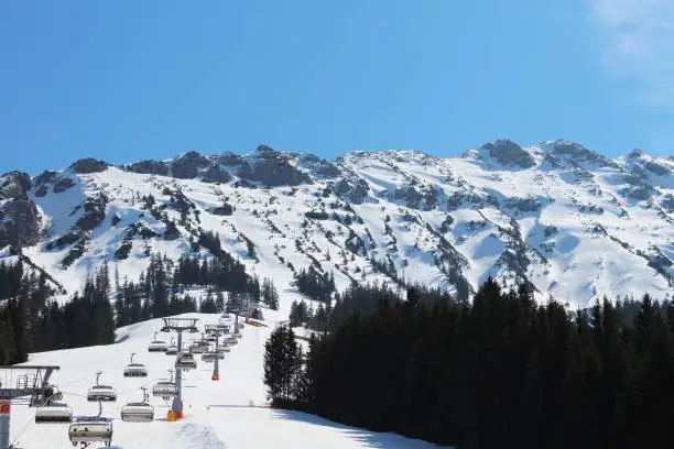 Skiing, Spring, Mountains, Alps, Allgäu, Bavaria, Snow, Chairlift