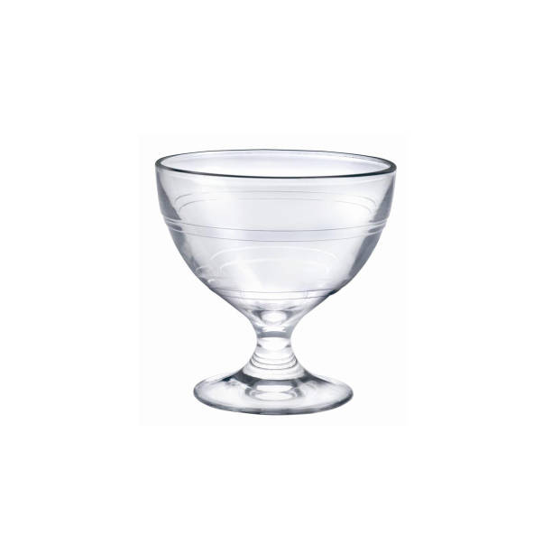 istock Empty glass dessert cup isolated on white background. 1139765611