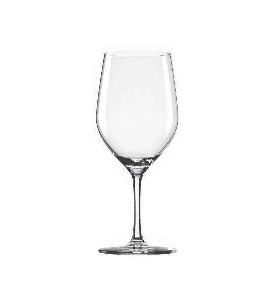 istock Empty classic glass wine isolated on white background. 1139765624