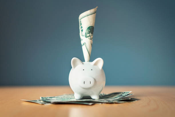Piggy Bank, Currency, American Dollar Bill, Coin Bank