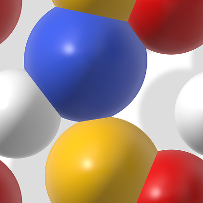 Molecural Model Chemistry Element Visualization - seamless high resolution and quality pattern tile for 2D design and 3D as background or texture for objects - ready to use.