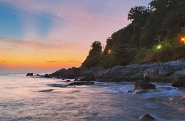 istock Tropicall beach at beautiful sunset 1139768265
