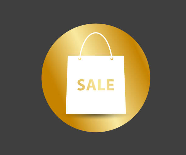 istock paper shopping bag vector icon illustration, online shop 1139775777