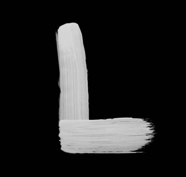 istock Paint brush Stroke Letter L 1139776946