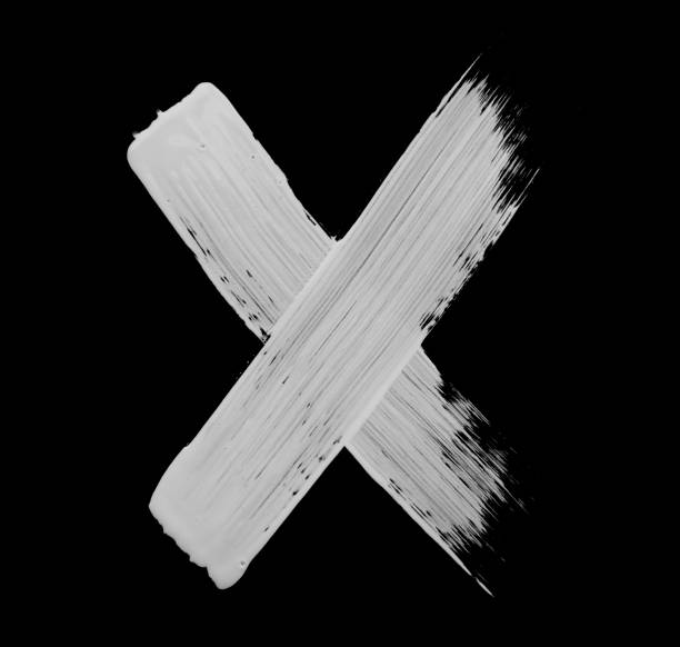 istock Paint brush Stroke Letter X 1139776993