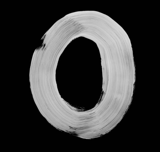 istock Paint brush Stroke Letter O 1139777097