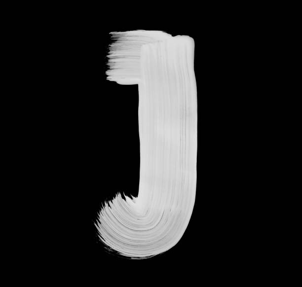 istock Paint brush Stroke Letter J 1139778205