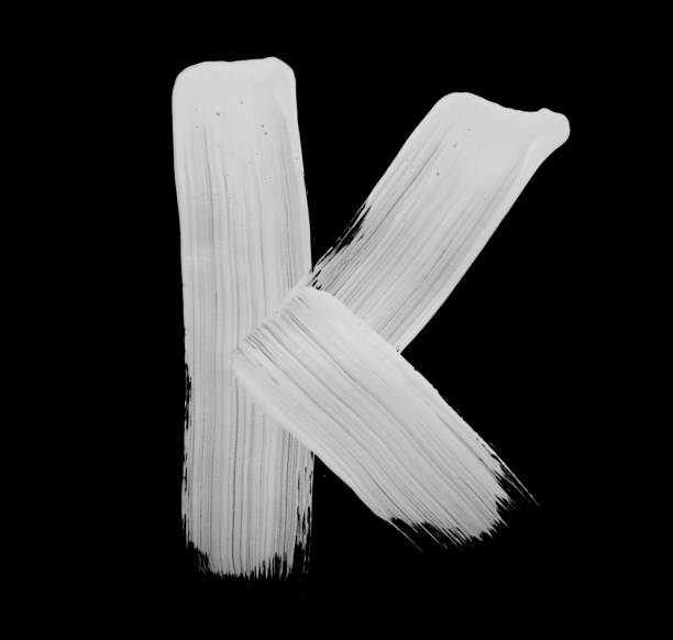 istock Paint brush Stroke Letter K 1139778229